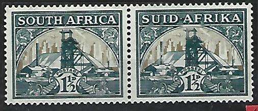 Union of SA- SACC 57c - Variety-  Broken Chimney - Mint Hinged