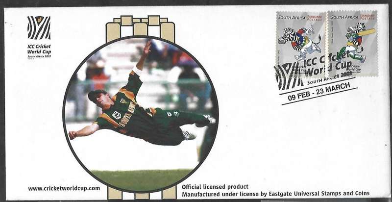 RSA FDC - ICC Cricket World Cup 2003