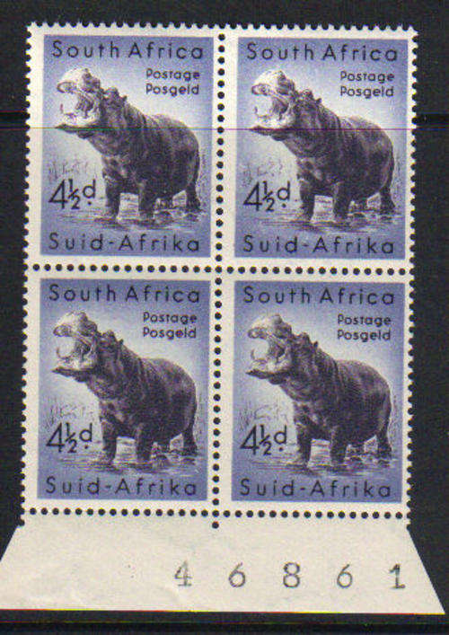 SA Union- SACC 156- **mint block of 4