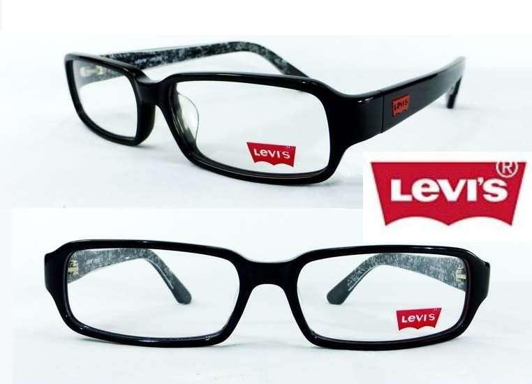 Levi's Eyeglasses Frame For Men (Colour: Black) Included Hard Case & Soft Cloth