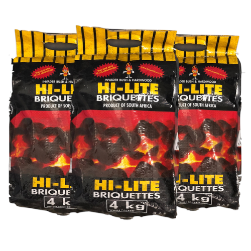 Hi-Lite 3 Pack Briquettes (3 x 4kg)