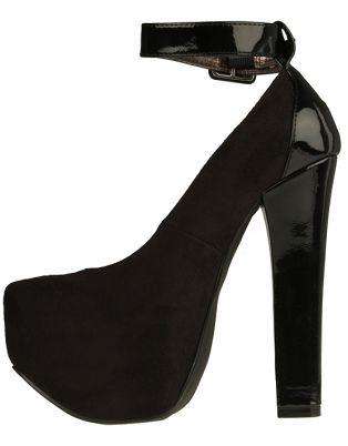 Luichiny Platform Heels Black Size 7