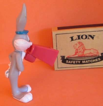 BUGS BUNNY WITH MEGAPHONE FIGURINE