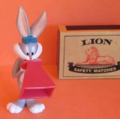 BUGS BUNNY WITH MEGAPHONE FIGURINE