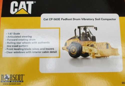 NORSCOT - CAT CP-563E PADFOOT DRUM VIBRATORY SOIL COMPACTOR