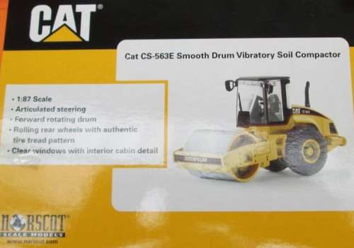 NORSCOT - CAT 966G SERIES II FOREST MACHINECS-563E SMOOTH DRUM VIBRATORY SOIL COMPACTOR