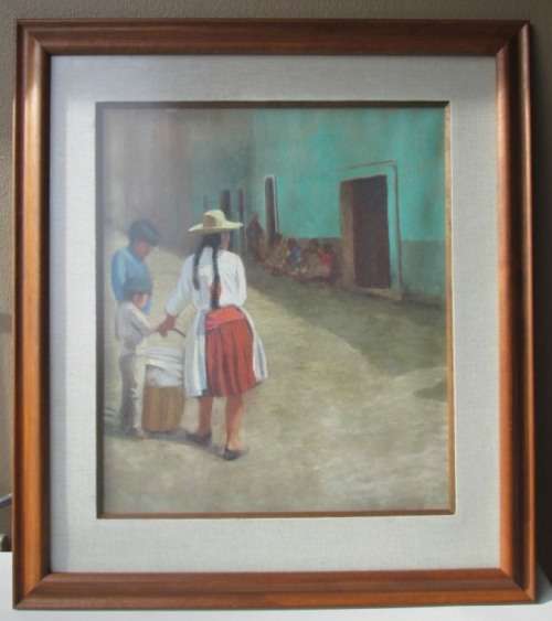 ORIGINAL PASTEL PAINTING - FRAMED WITH NON-REFLECTIVE GLASS