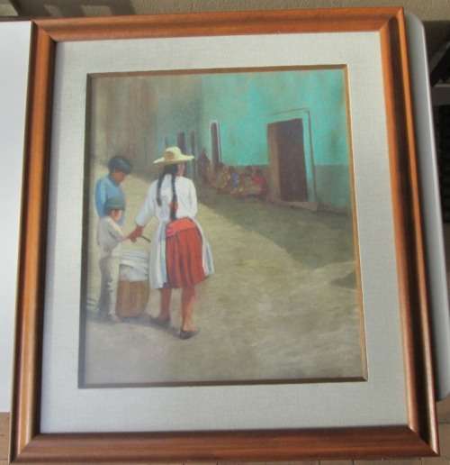 ORIGINAL PASTEL PAINTING - FRAMED WITH NON-REFLECTIVE GLASS