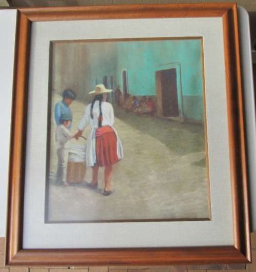 ORIGINAL PASTEL PAINTING - FRAMED WITH NON-REFLECTIVE GLASS