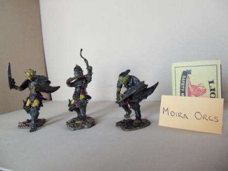 MOIRA ORCS - Play Along Toys, set of 3 figurines