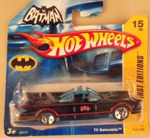 BATMAN HOTWHEELS TV BATMOBILE - 2007 FIRST EDITIONS