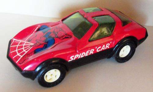 SPIDERMAN CAR - CHEVROLET CORVETTE MODEL by BUDDY L CORP 1980