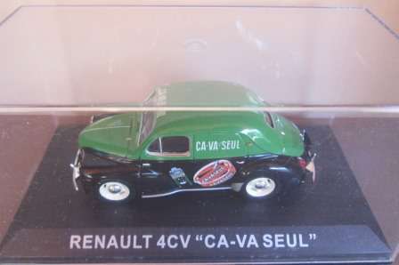 UNKNOWN MANUFACTURER 1/43 - RENAULT 4CV - "CA-VA SEUL"