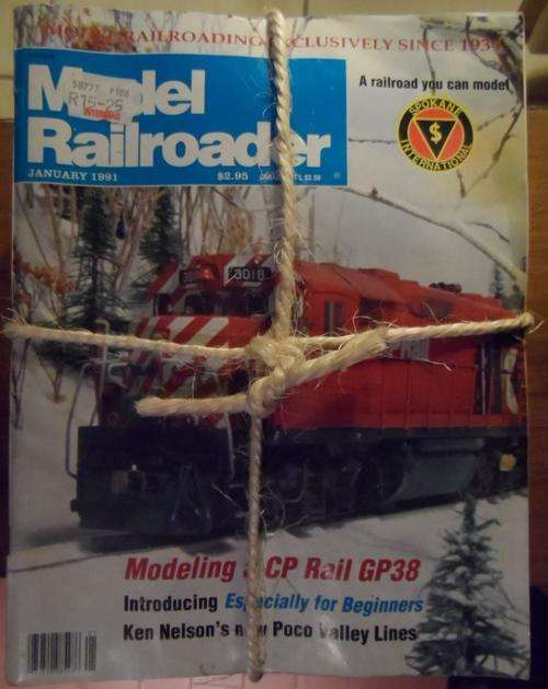 MODEL RAILROADER MAGAZINES - 1991