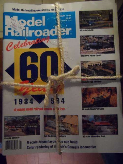 MODEL RAILROADER MAGAZINES - 1994