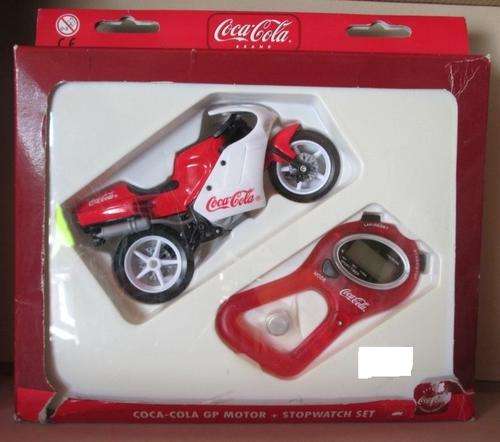 EDOR BENELUX 2004 THE COCA-COLA COMPANY - COCA-COLA GP MOTOR + STOPWATCH SET