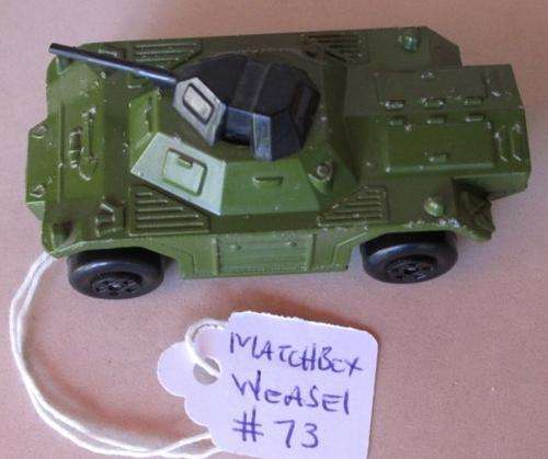 MATCHBOX ROLAMATICS by LESNEY PROD & CO No73  -  WEASEL