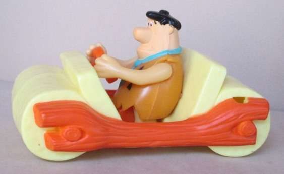MACDONALDS - FRED FLINTSTONE IN HIS FLINTMOBILE