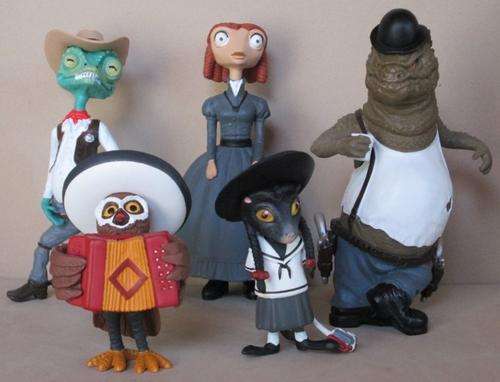 RANGO - RANGO, BEANS, BAD BILL, MARIACHI OWL ACCORDIONIST SENOR FLAN & PRISCILLA