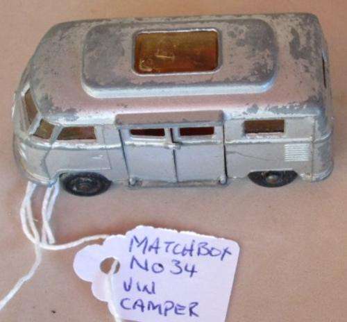 LESNEY MATCHBOX SERIES No 34  -  VOLKSWAGEN CAMPER