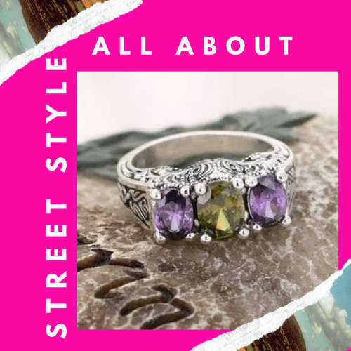 Vintage inspired 925 silver ring**Size 8**