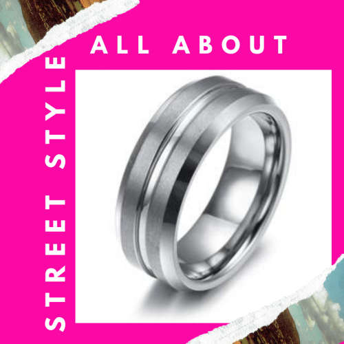 Tungsten wedding ring **Size 10**