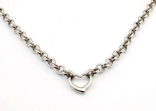 Stainless Steel Heart Choker