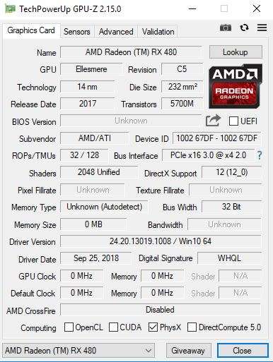 Sapphire nitro Rx470 4g Not Working