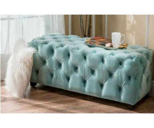 Bed Side Full buttoned Ottoman