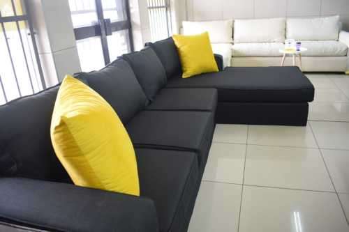 Lester Fabric L shaped couch