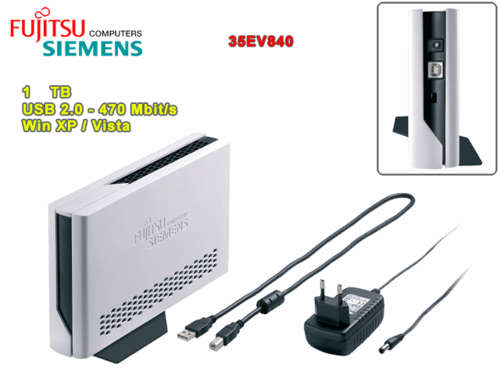 Fujitsu Siemens 1TB 3.5" Storagebird 35EV840 White