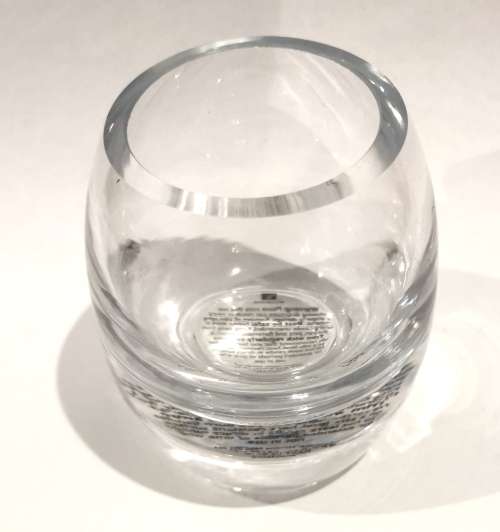 Thick Glass Candle-Holder (CLEARANCE)