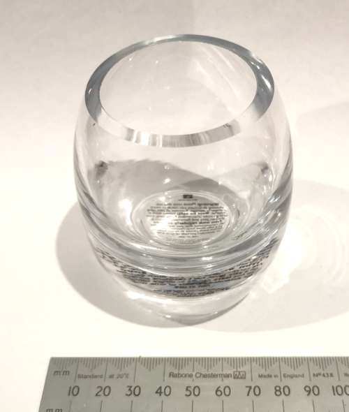 Thick Glass Candle-Holder (CLEARANCE)