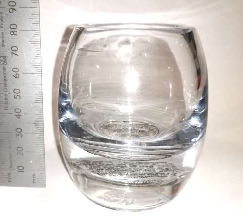 Thick Glass Candle-Holder (CLEARANCE)