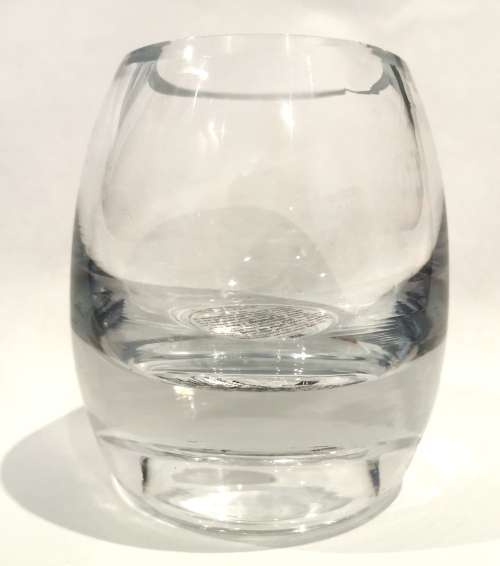 Thick Glass Candle-Holder (CLEARANCE)