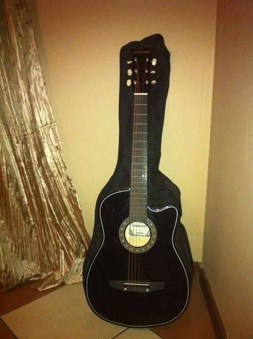 New Black Acoustic Guitar