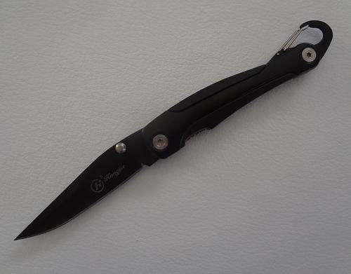 Black Belt Clip Knife