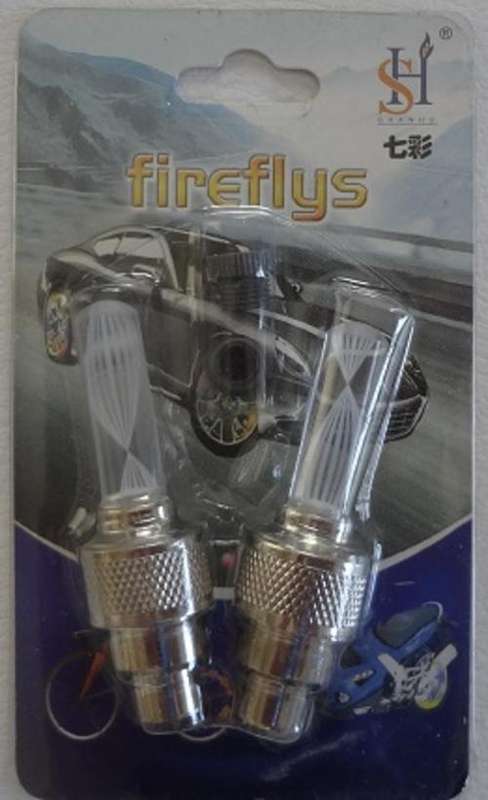 Fireflys Flashing Valve Caps (2 in pack)
