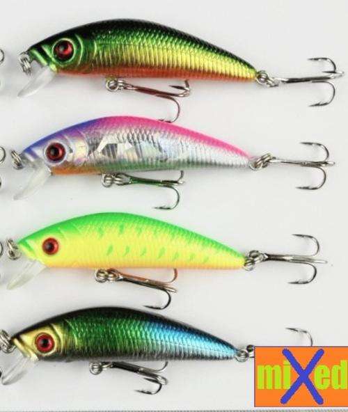 Lure Hard Minnow 7cm X 4 per lot
