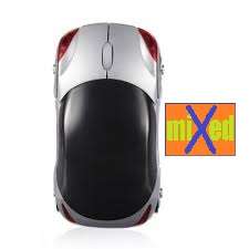 Silver Optical Car Mouse