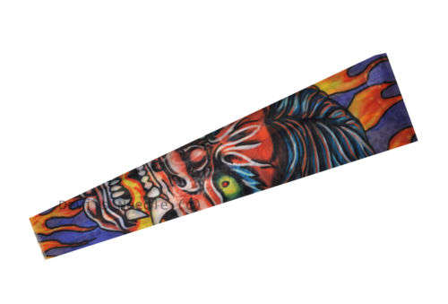 Tattoo Sleeves Devil in Flames (1 pair)