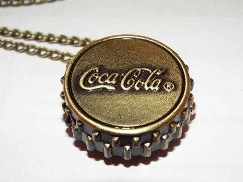 Vintage Style Coca Cola Necklace Watch