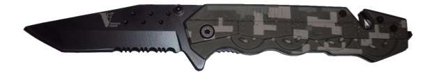 Camo Fire Rescue Knife