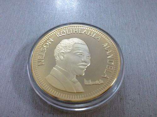 Nelson Mandela Gold Clad Coin