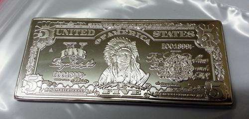 United States of America - 5 Dollars Bullion Bar