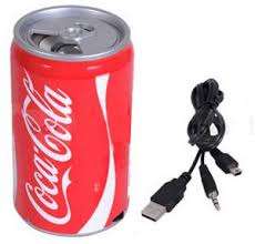 Coca Cola Shape Can Audio MP3 Speaker