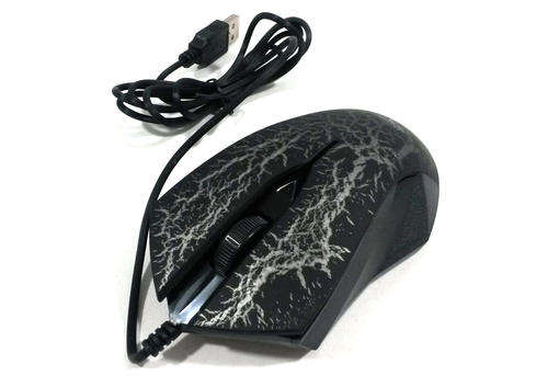 Grey and Black Optical  Mouse