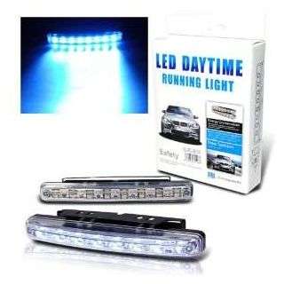 2 pcs 8-LED Daytime Running Lights