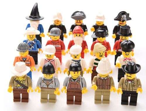 20 PCE Building Blocks MiniFigures - Lego compatible