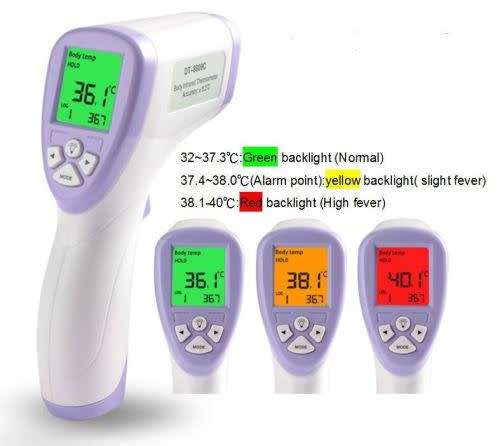 Non-Contact Infrared Thermometer for Baby Kid Child Adult Forehead Body Temperature and Household